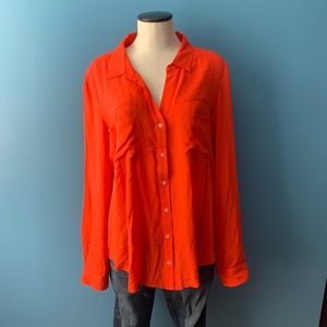 Anthropologie Red shirt by Maeve